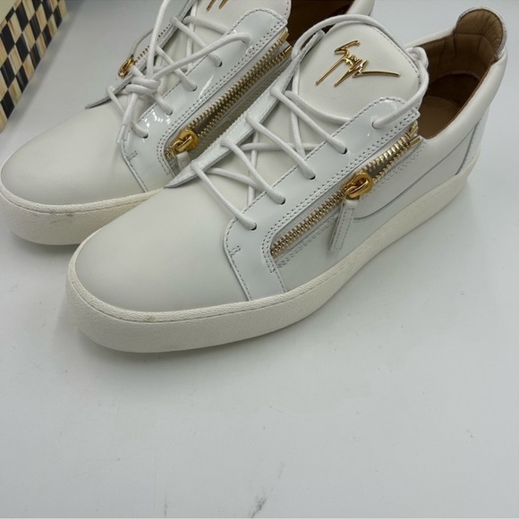 Men’s Giuseppe Zanotti low top leather sneakers size 47 made in Italy. - Picture 6 of 11